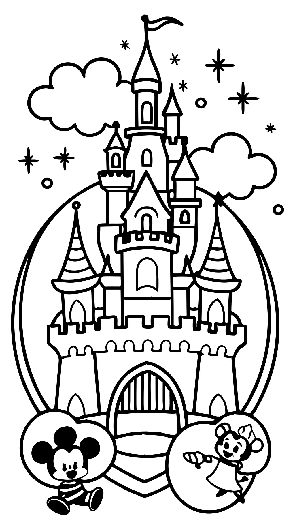 Páginas para colorear de Disney gratis PDF